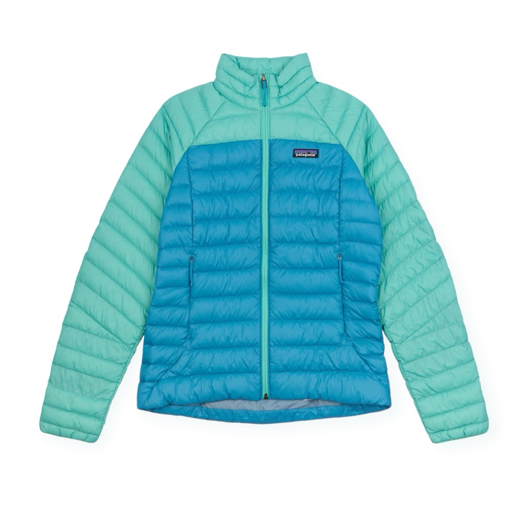 Nwt Patagonia Women’s Down Sweater Jacket Size Women’s Medium - Blue Green